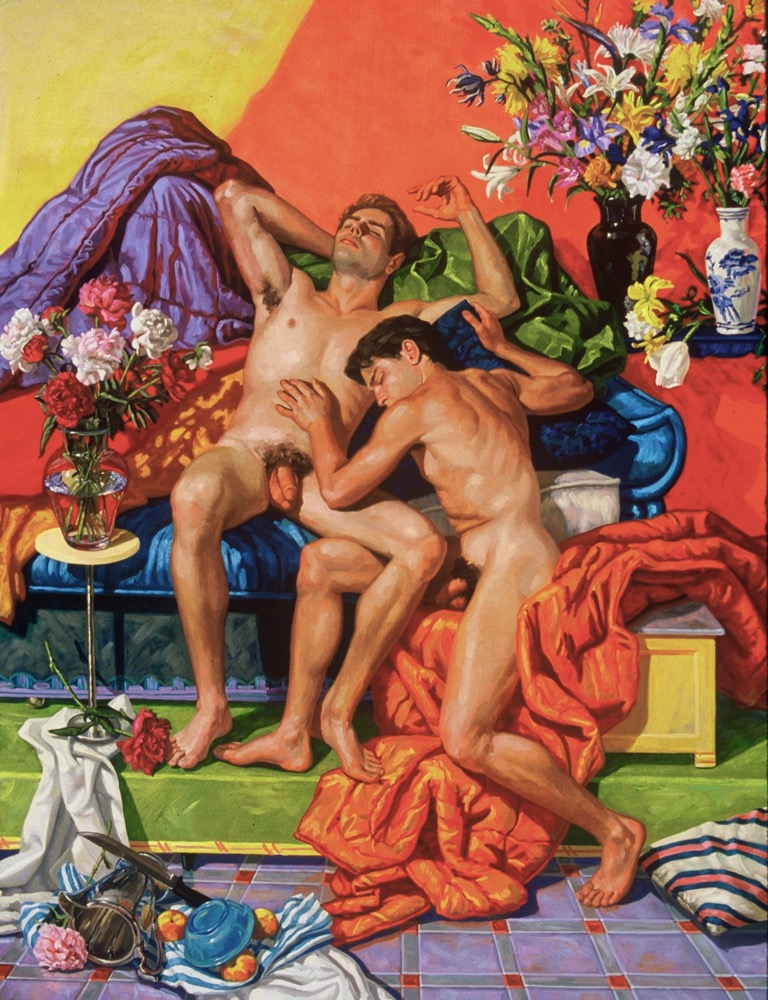 Allegory of Sleep; oil on canvas, 255 x 200 cm 1987