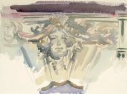 Untitled; watercolor on paper, 28 x 38 cm, 2007 - Version 2