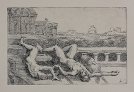 Martyrs of Iconoclasm; etching, 16 x 25 cm, 2004