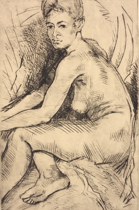 Figure; etching, 23 x 15 cm, 1997