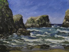 Sea & Rocks III; oil on canvas, 30 x 41 cm, 1988.jpg