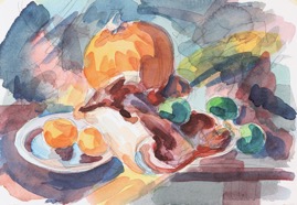 untitled; watercolor, 30 x 42 cm, 2016