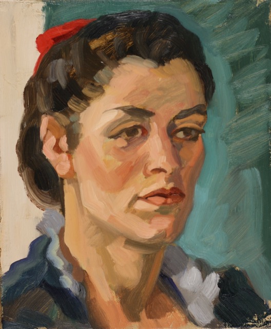 Ece I; oil on canvas, 30 x 25 cm, 2013