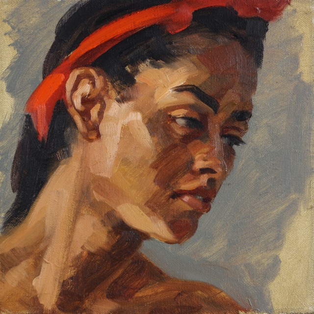 untitled; oil on canvas, 30 x 30 cm, 2017