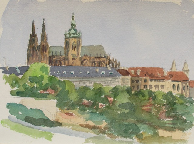 Untitled; watercolor on paper, 28 x 38 cm, 2007